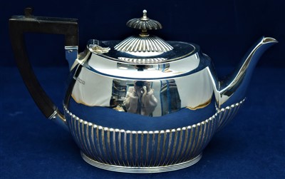 Lot 763 - Silver bachelor's teapot
