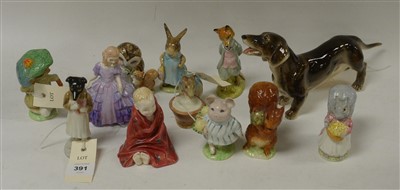Lot 391 - Beswick and other figures