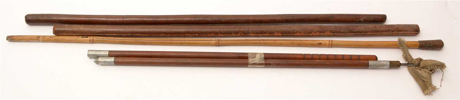 Lot 1644 - A Canadian regimental swagger stick marked...