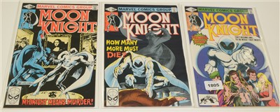 Lot 1805 - Moon Knight comics.