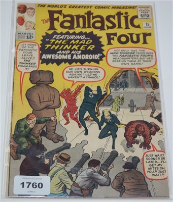 Lot 1760 - Fantastic Four No. 15. comic.