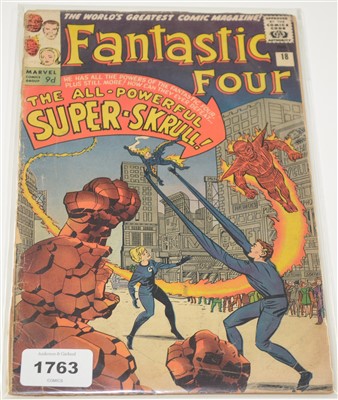 Lot 1763 - Fantastic Four No. 18. comic.