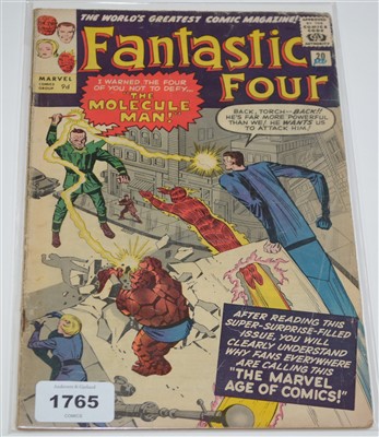 Lot 1765 - Fantastic Four No. 20. comic.