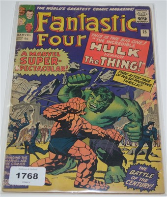 Lot 1768 - Fantastic Four No. 25. comic.