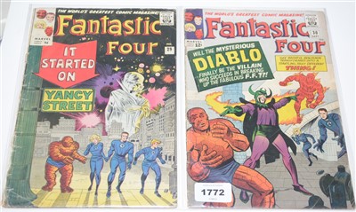 Lot 1772 - Fantastic Four No's. 29 and 30. comics.