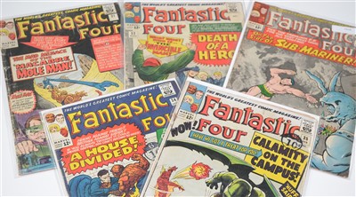 Lot 1773 - Fantastic Four No's. 30, 31, 32, 33, 34 and 35. comics.