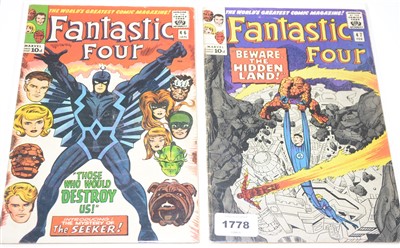 Lot 1778 - Fantastic Four No's. 46 and 47 comics.