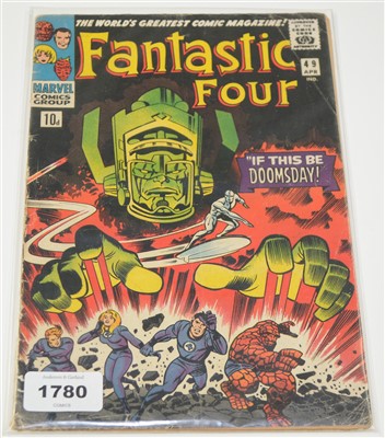 Lot 1780 - Fantastic Four No. 49 comic.