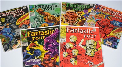 Lot 1785a - Fantastic Four No's. 75, 76, 77, 78, 79 and 80.