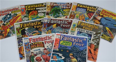 Lot 1786a - Fantastic Four No's. 90-99 inclusive comics.