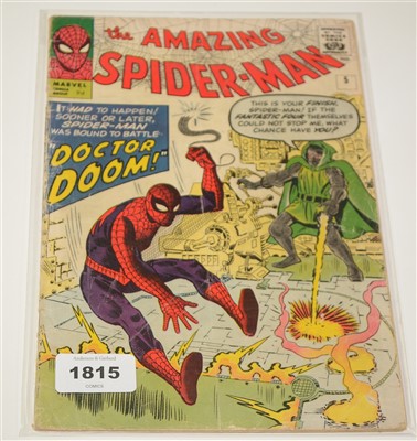 Lot 1815 - Amazing Spider-Man No. 5 comic.