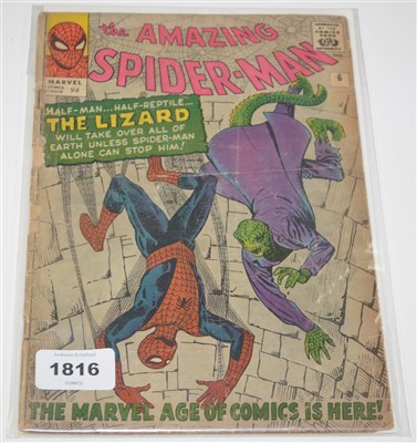 Lot 1816 - Amazing Spider-Man No. 6 comic.