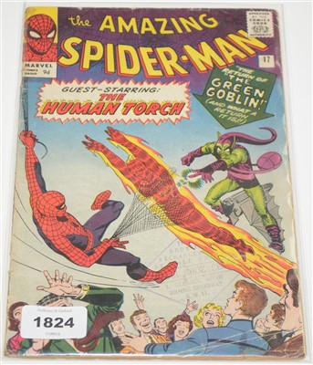 Lot 1824 - Amazing Spider-Man No.  17 comic.