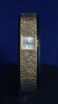 Lot 101 - 9ct Rotary cocktail watch