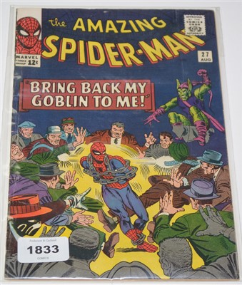 Lot 1833 - Amazing Spider-Man No. 27 comic.