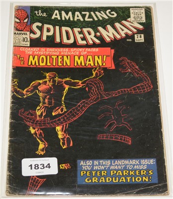 Lot 1834 - Amazing Spider-Man No. 28 comic.