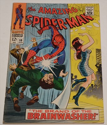 Lot 75 - Amazing Spider-Man No. 59 comic.