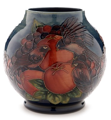 Lot 1531 - Moorcroft Bird and berry Vase