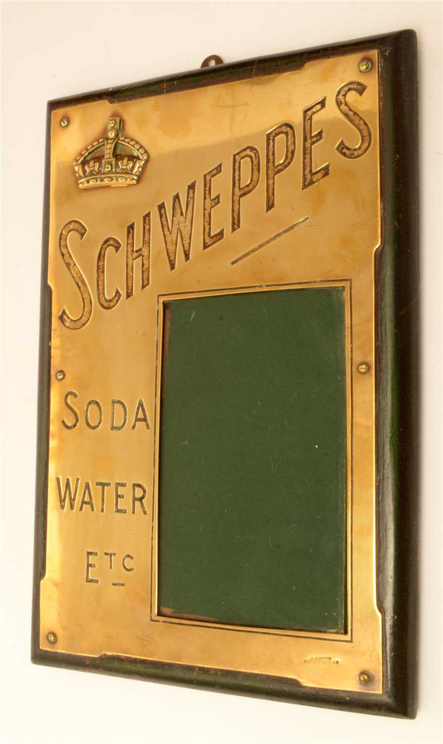 Lot 1419 - Schweppes soda water, etc.