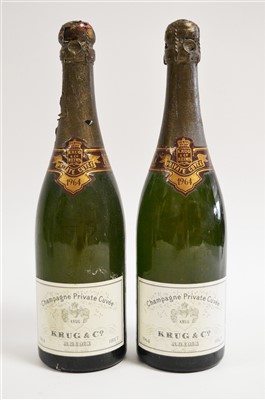 Lot 384 - Two bottles of 1964 Krug