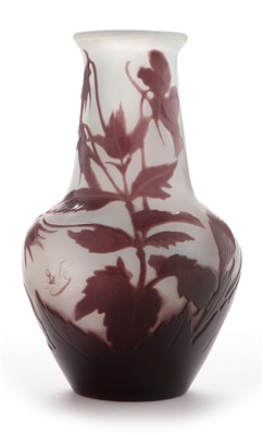 Lot 485 - Emile Galle vase.