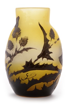 Lot 486 - Emile Galle vase.