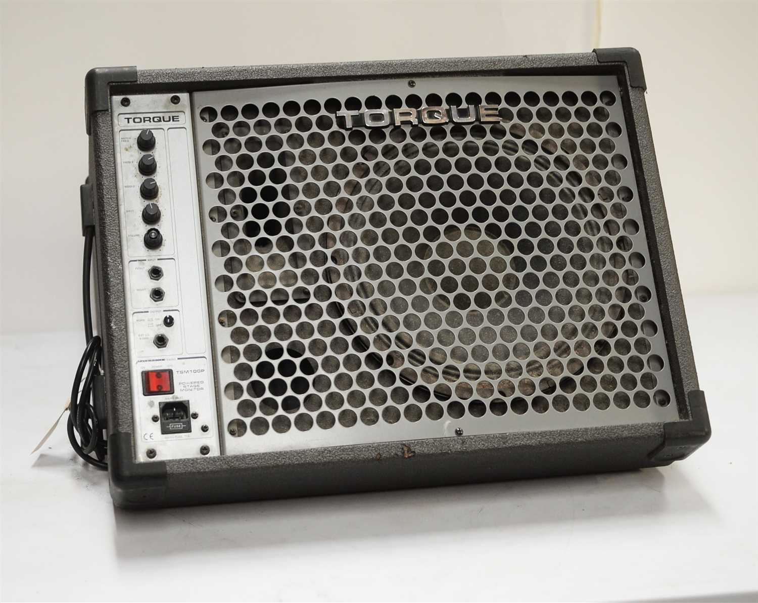 Lot 53 - A Torque TSM100P powered stage monitor single 12in. speaker.