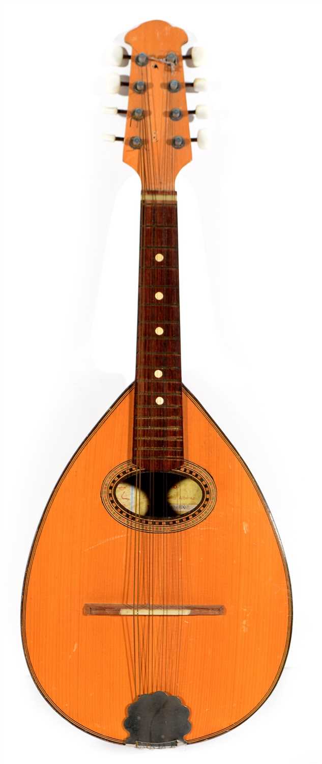 Lot 115 - Meazzi flat back mandolin