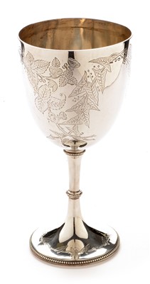 Lot 238 - Victorian silver cup
