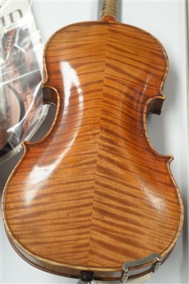 Lot 117 - Amati style Violin and case