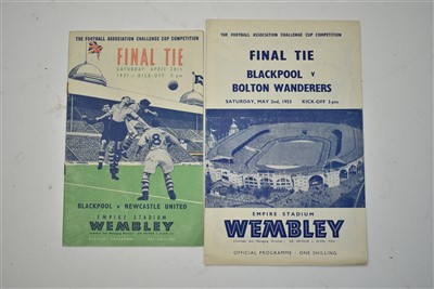 Lot 1561 - Two FA Challenge Cup final programmes