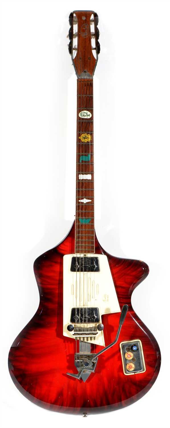 Lot 174-1960's Wandre Spazial Guitar