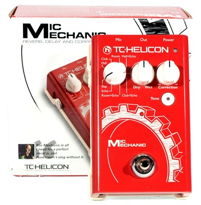 Lot 77 - T C Helicon Mic Mechanic Reverb, delay pedal