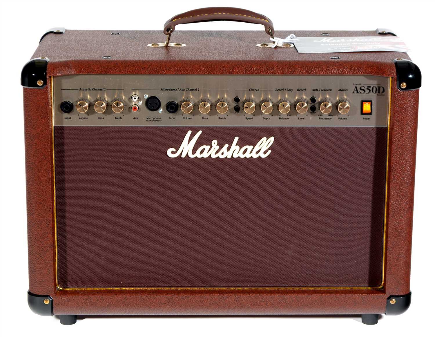 Lot 181 - Marshall AS50D Acoustic Guitar Amplifier.