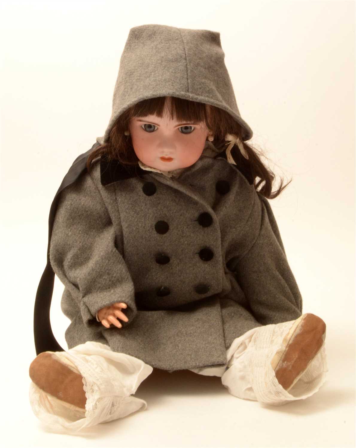 Lot 1202 - A bisque-head doll "Tete Jomeau".