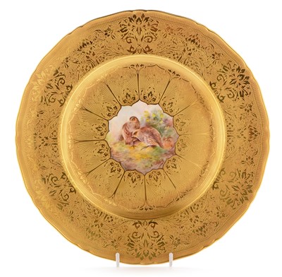 Lot 570 - Royal Worcester plate by Townsend