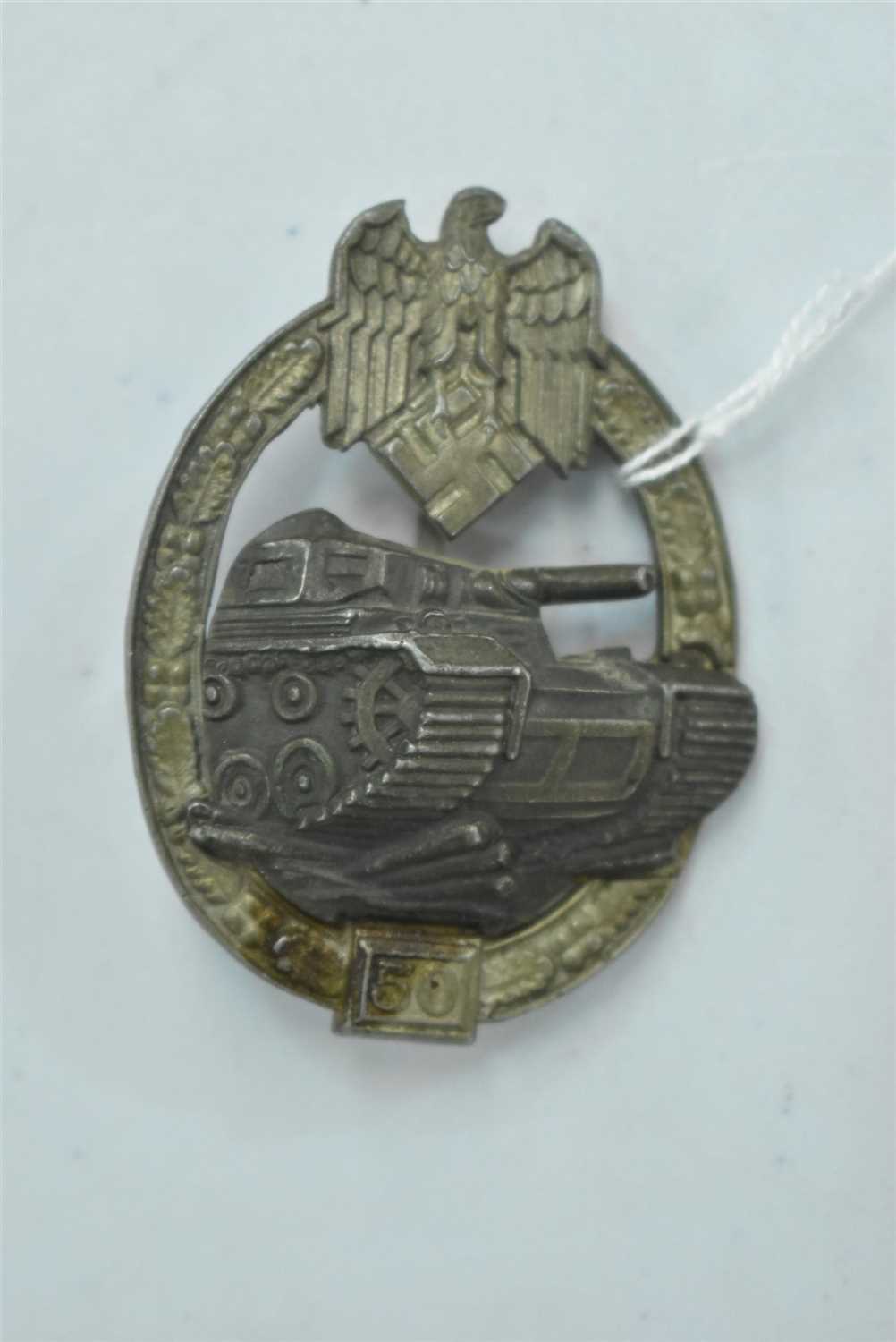 Lot 1636 - 50 Panzer Regiment badge