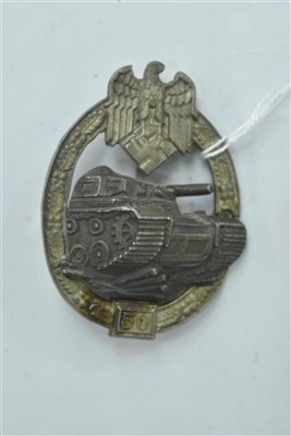 Lot 1636 - 50 Panzer Regiment badge