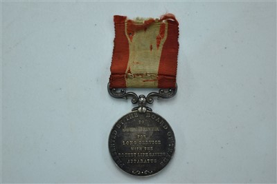 Lot 1675 - George V Rocket Apparatus Long Service medal,...