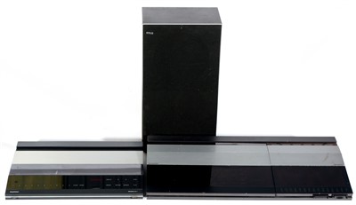 Lot 49 - Bang and Olufsen Beocenter 4000, Beogram CDX, and a Beovox X35 Spreaker