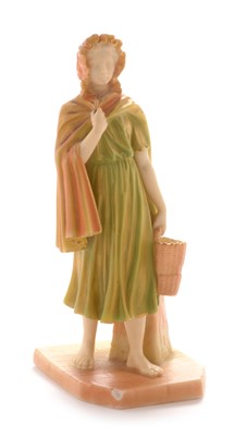Lot 520 - Royal Worcester figure of an Irish girl