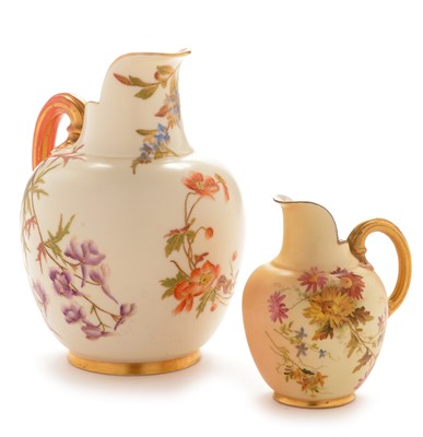 Lot 521 - Two Royal Worcester jugs