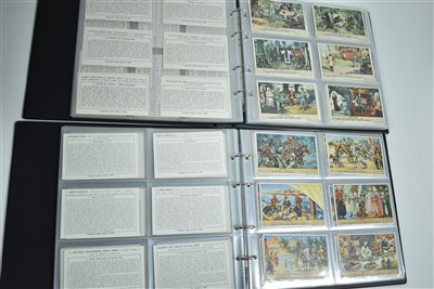 Lot 113 - Two albums Leibig cards, 55 sets.