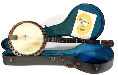 Lot 120 - A 1920's Paramount Windsor Supremus G Banjo