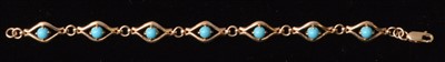 Lot 166 - Turquoise bracelet