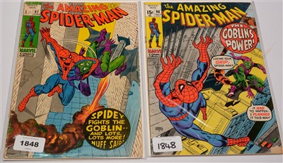 Lot 1848 - Amazing Spider-Man No's. 97 and 98 comics.