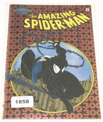 Lot 1858 - Amazing Spider-Man 300 comic - metal foil cover.