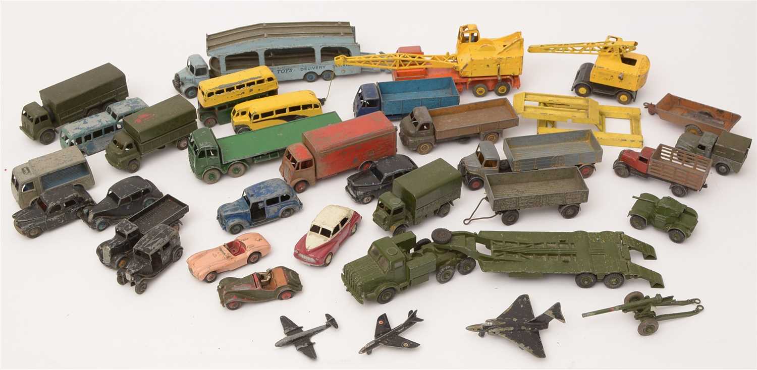 Lot 1250 - Dinky eight-wheel truck and other vehicles.
