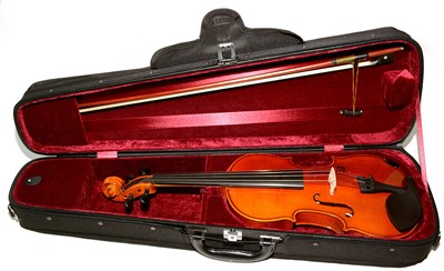 Lot 123 - Westbury full size student violin and bow cased