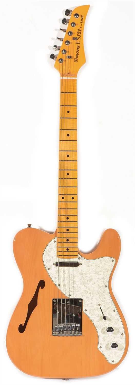 Lot 190 - Simons ES121 T-Line Guitar